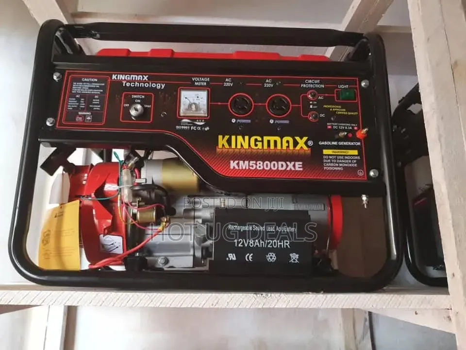 King Max 2.8KVA Petrol Generator–Key Manual Start Gasoline Generator