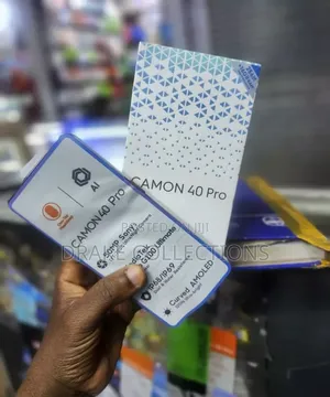 New Tecno Camon 40 Pro 5G 256 GB Black