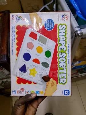 Unisex Wooden Shape Sorter Jr,