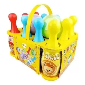 12 Pieces Deluxe Toy Bowling Play Set