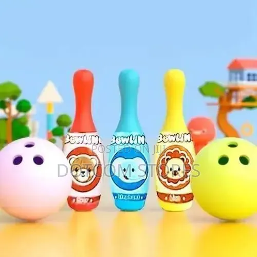 12 Pieces Deluxe Toy Bowling Play Set