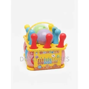 Kids Bowling Set With 6 Pins 2 Balls