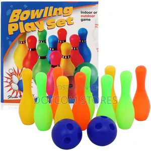 10pins 2balls Toy Cloud Bowling Pin Junior Play Set