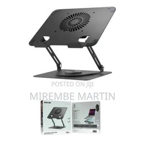 Green Lion Adjustable Laptop Stand With Cooling Fan