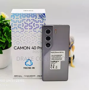 New Tecno Camon 40 Pro 5G 256 GB Gray