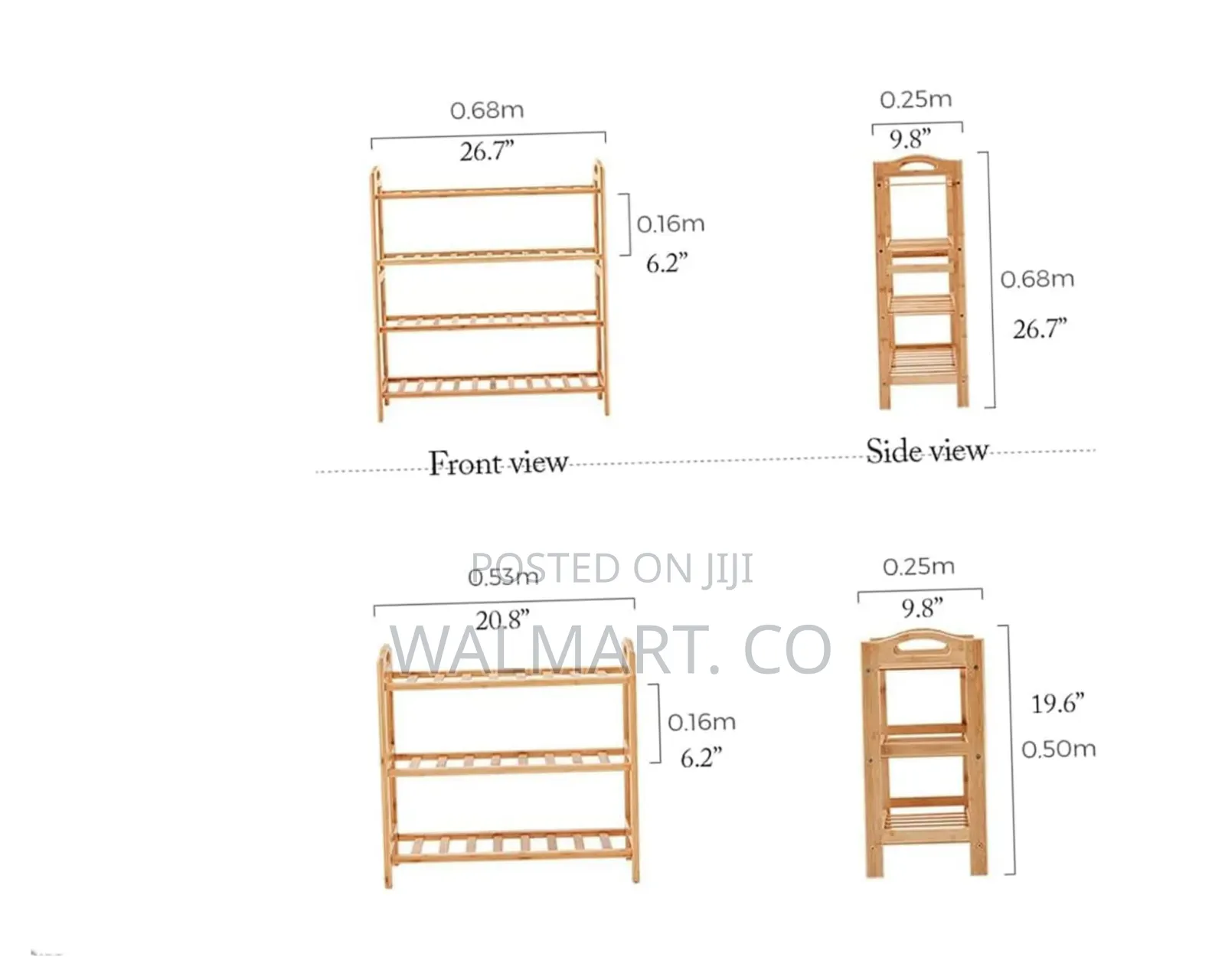Simple Wooden Freestanding Shoe Rack Cabinet Corridor Shoe Shelf