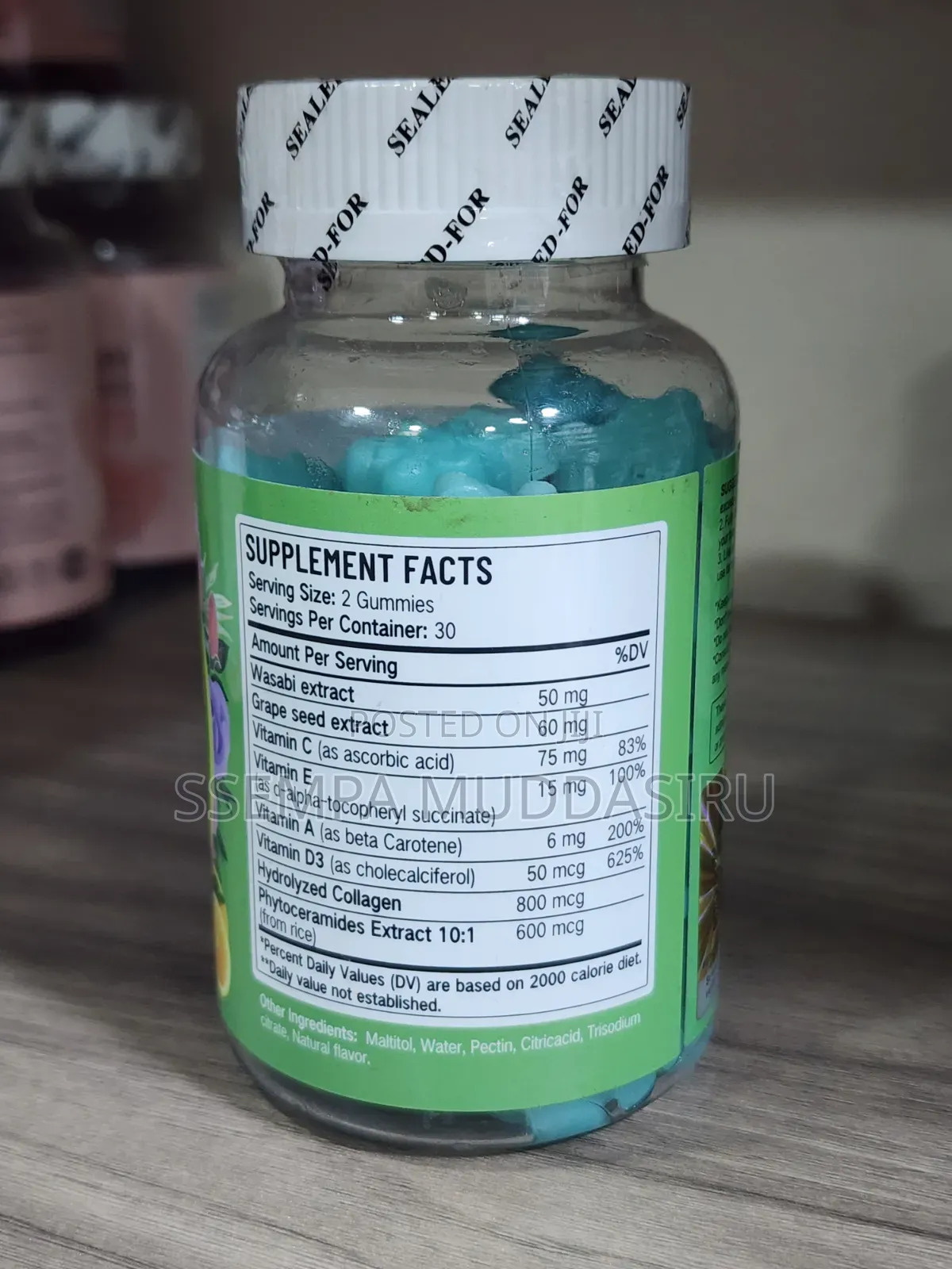 Anti-Aging Gummies,60 Vegan Dietry Supplement