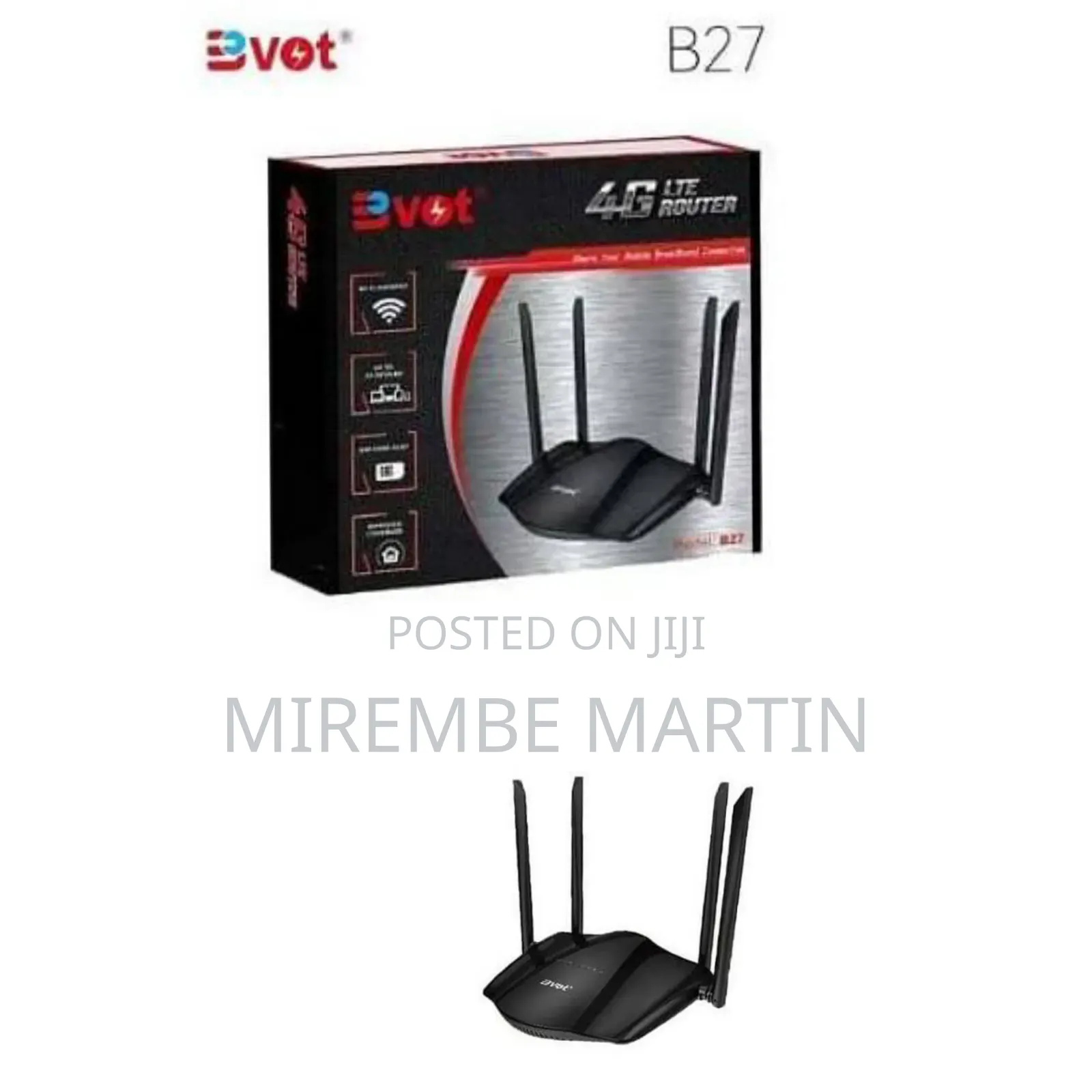BVOT B27 Universal 4G LTE Wireless Router 300mbps