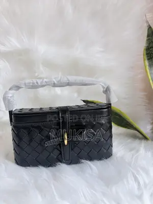 Vintage French Woven Pattern Mini Box Bag