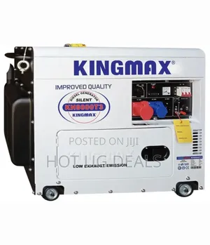 King Max 7KW Diesel Generator – 10HP, 16L Tank, Silent Electric Start