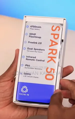 New Tecno Spark 50 128 GB Rose Gold