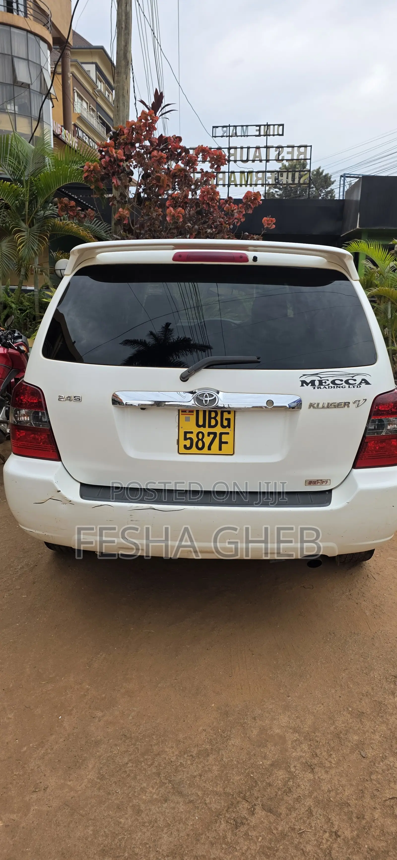 Toyota Kluger 2006 White