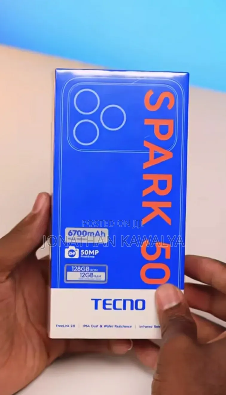 New Tecno Spark 50 128 GB Gray