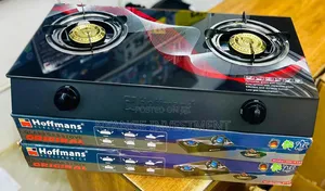 Hoffmans Electronics Model HM-9100 Double-Burner Table-Top Gas Stove
