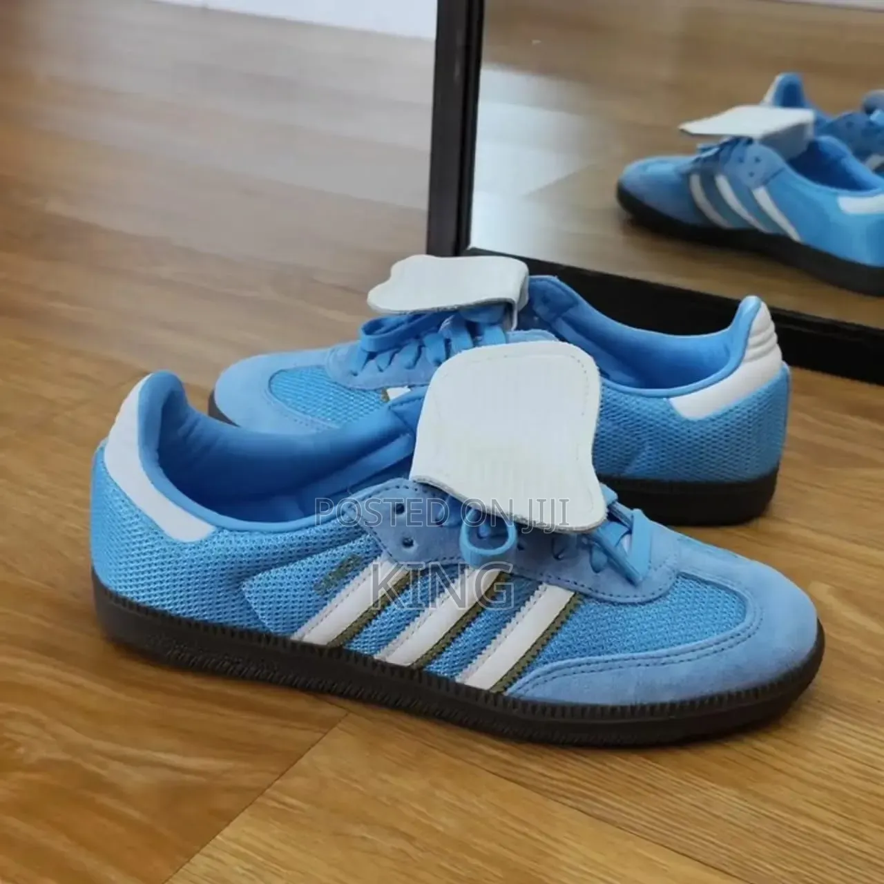Adidas Samba LT Shoes in the "Semi Blue Burst