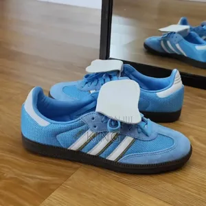 Adidas Samba LT Shoes in the "Semi Blue Burst