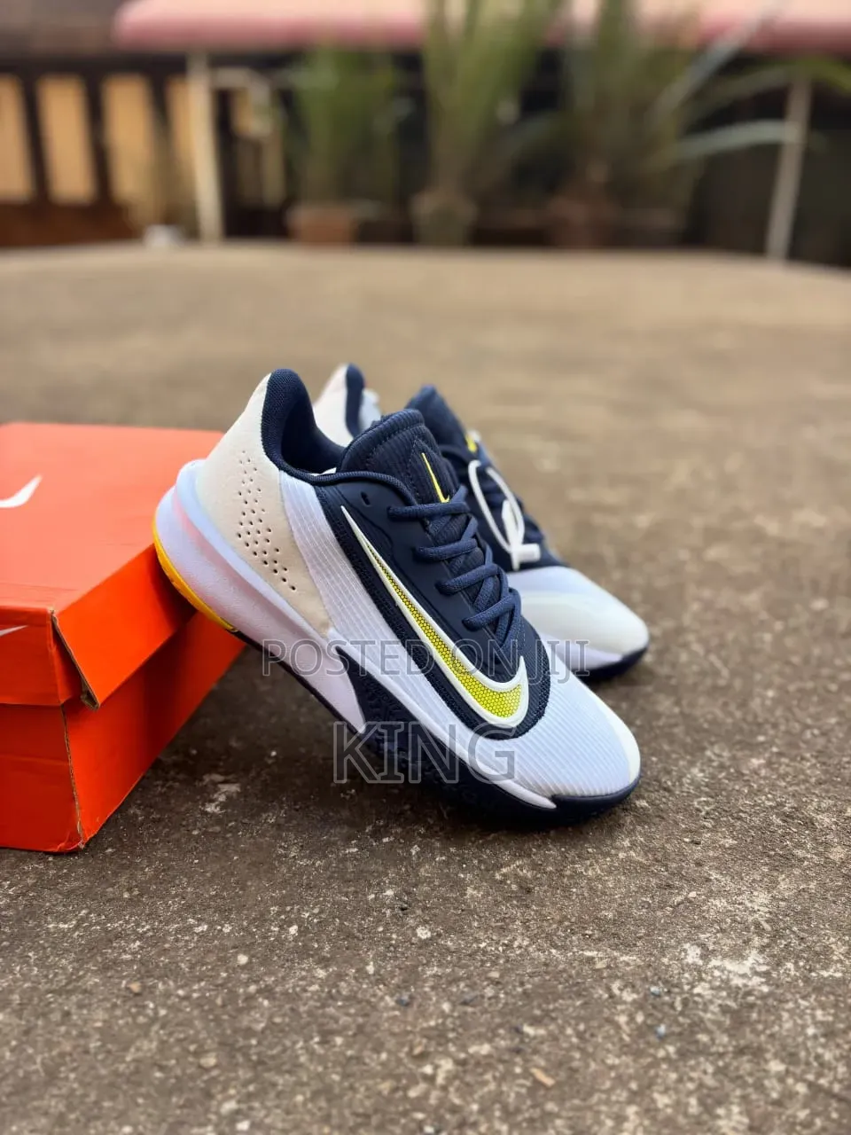 Nike Precision 7 Basketball Sneakers Navy X White