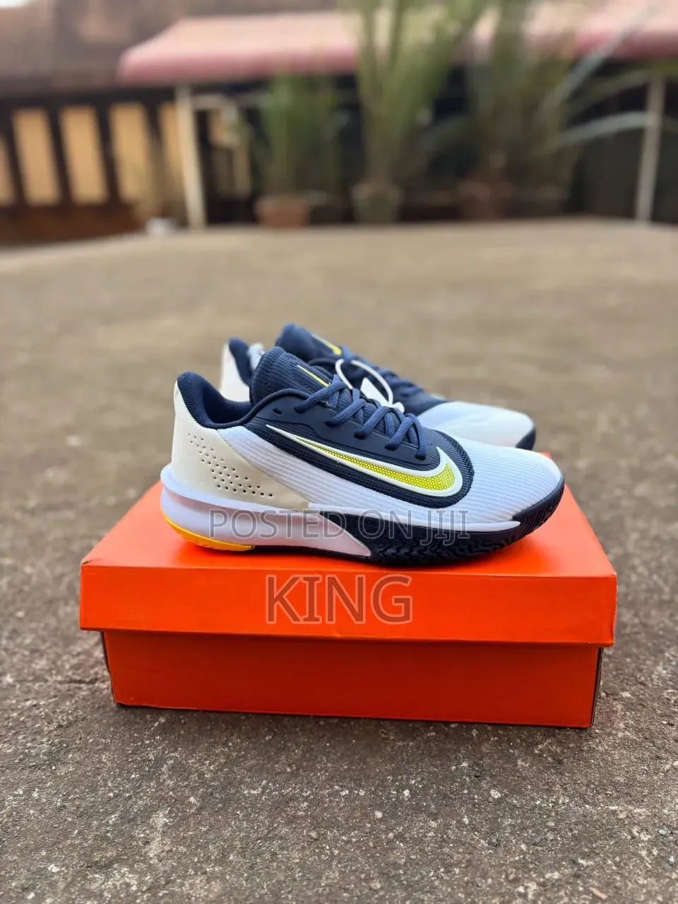 Nike Precision 7 Basketball Sneakers Navy X White