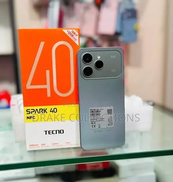 New Tecno Spark 40 256 GB Gray