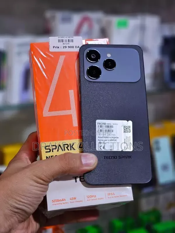 New Tecno Spark 40 256 GB Black