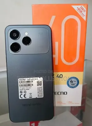 New Tecno Spark 40 256 GB Black