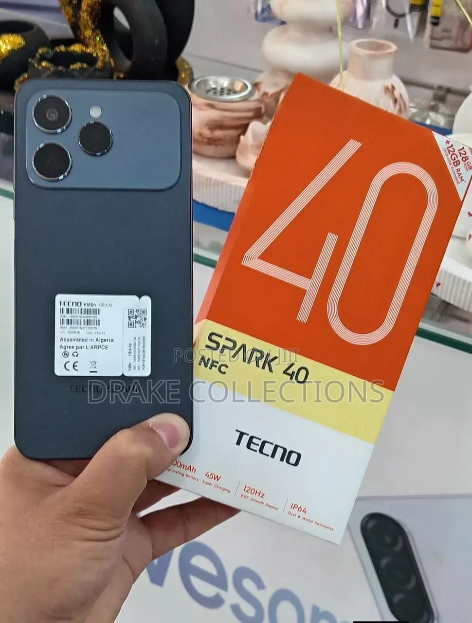 New Tecno Spark 40 256 GB Black