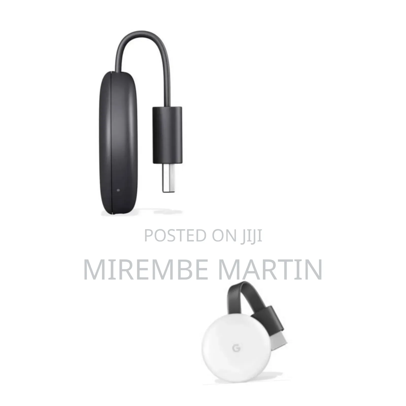 Google Chromecast - Streaming Media Player Device With HDMI Cable -