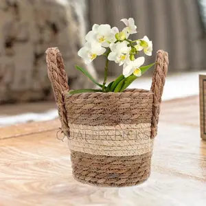 Woven Flower Basket Plant Pot Holder