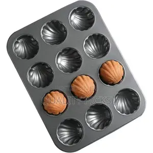 2 Pieces of Nonstick Shell-Shaped Madeleine