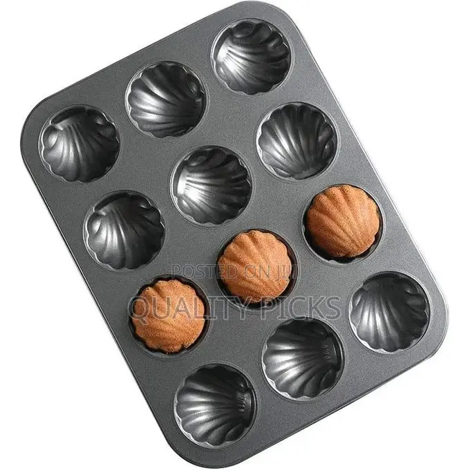 2 Pieces of Nonstick Shell-Shaped Madeleine