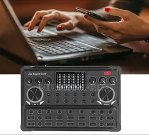 Live Sound Card Dual Channel Audio Mixer Live Streaming Voice Changer