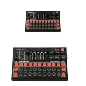 M9 Audio Interface Bluetooth Sound Card Voice Mixer Externa