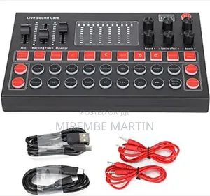 M9 Audio Interface Bluetooth Sound Card Voice Mixer Externa