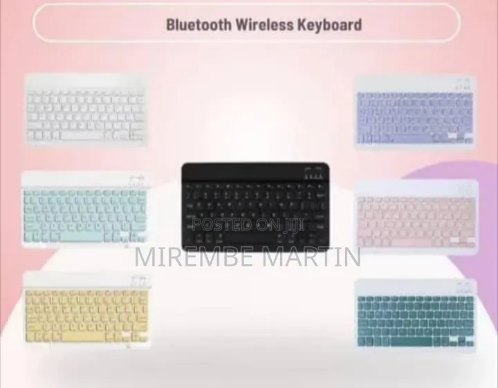 Idino Portable Key Slim Wireless Wi-Fi Rechargeable Bluetooth Keyboard