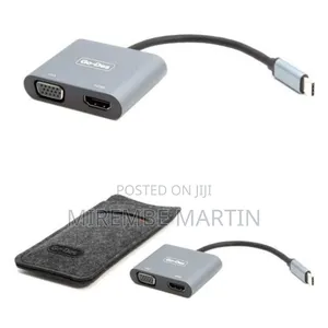 Go-Des USB-C to HDTV+VGA Converter GD-8280