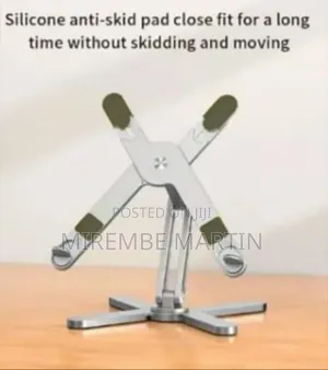24Thunder McHose Foldable X-Shaped Swivel Laptop Stand for Desk