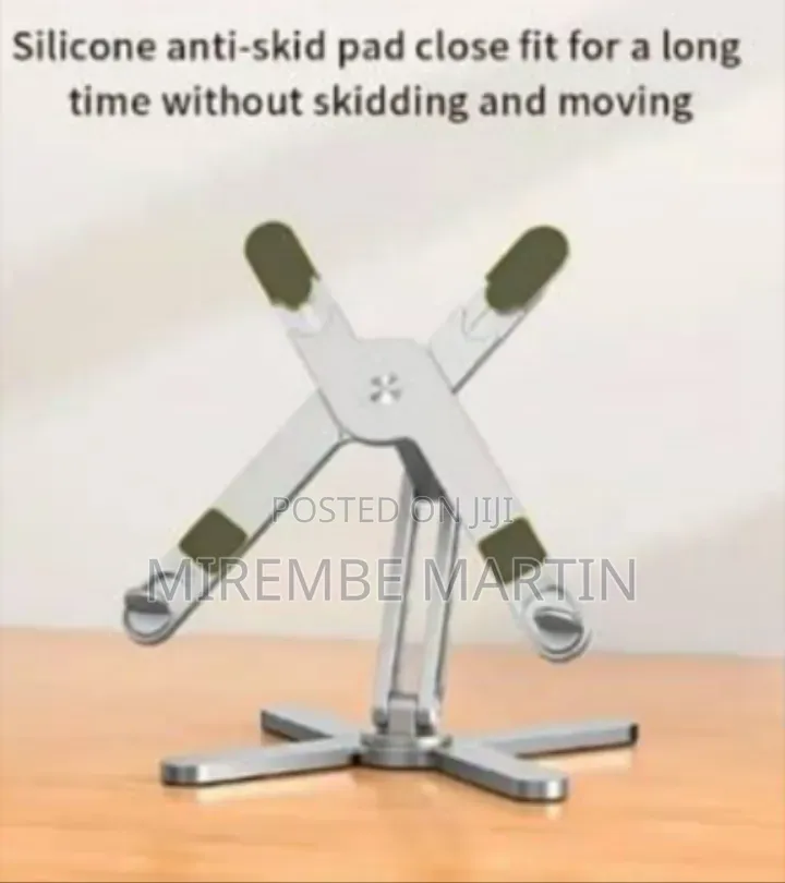 24Thunder McHose Foldable X-Shaped Swivel Laptop Stand for Desk