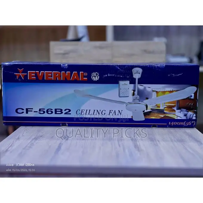Evernal Blade Span and a 5-Speed Regulator Ceiling Fan