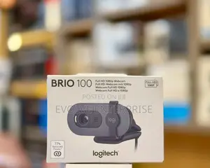 Logitech Brio 100 Full HD 1080p Webcam for Meetings and Streaming
