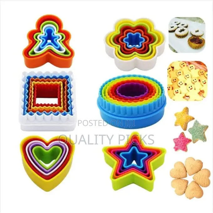 Shaped Cake Mold Biscuit Cutter Fondant Set, Two Side