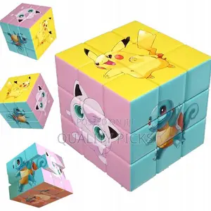 Pokémon Cartoon Puzzle Speed Cube 3x3x3, Stickerless