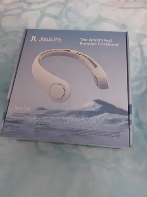 Usa Imported Jisulife Rechargeable Neck Fan – Hands-Free Cooling