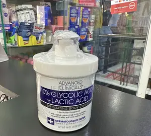 Advanced Clinicals 10% Gycolic Acid+Lactic Acid Exfoliating Body Cream