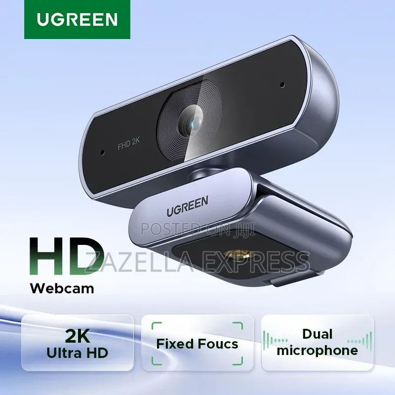 Ugreen Webcam Autofocus Webcam Plug and Play Camera for Laptop/PC