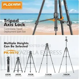 Jmary PK9970 Professional Tripod for Mobile Camera – Durable ABS