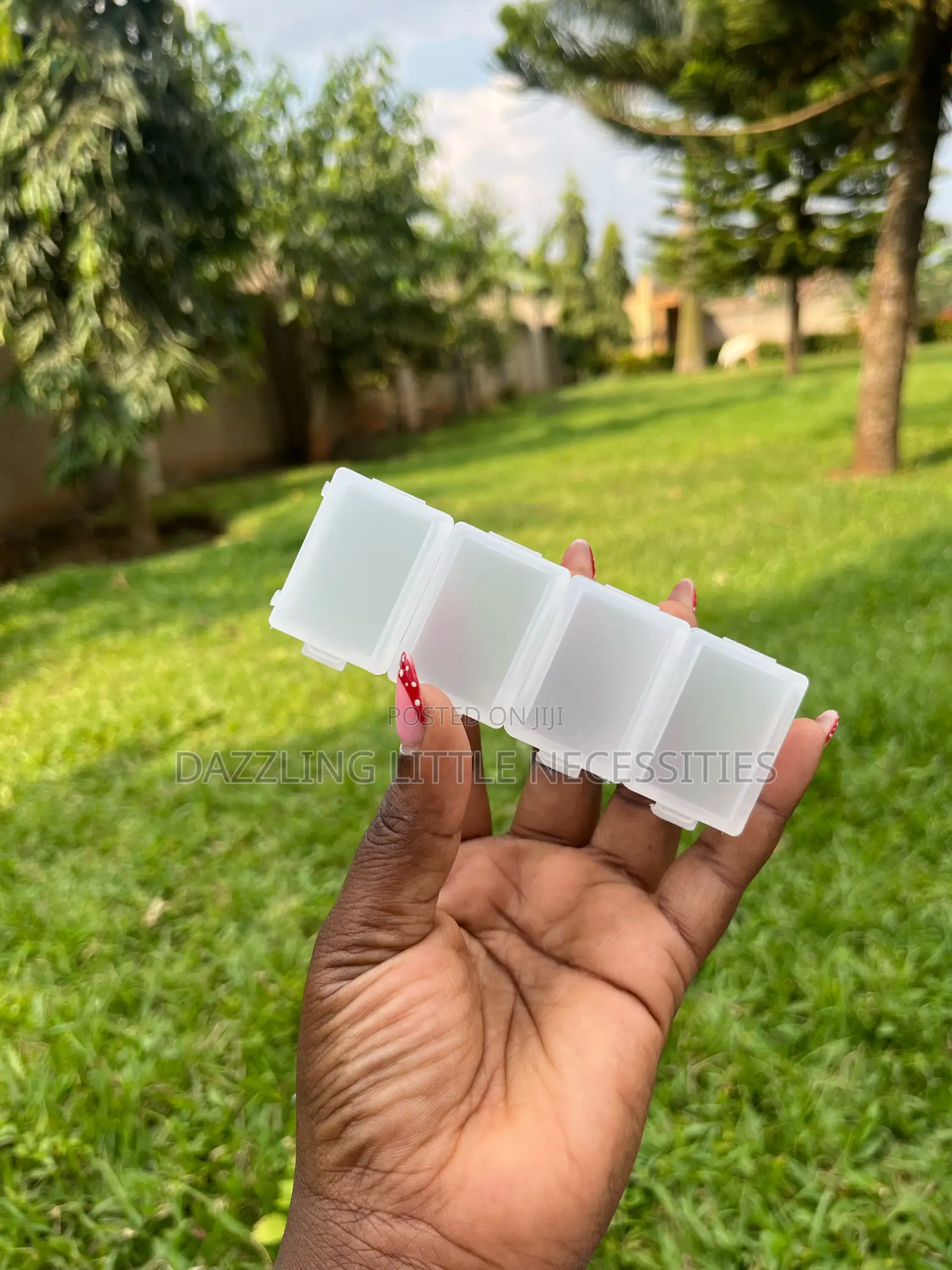 Quad 4 in 1 Pill Case Organizer (White)