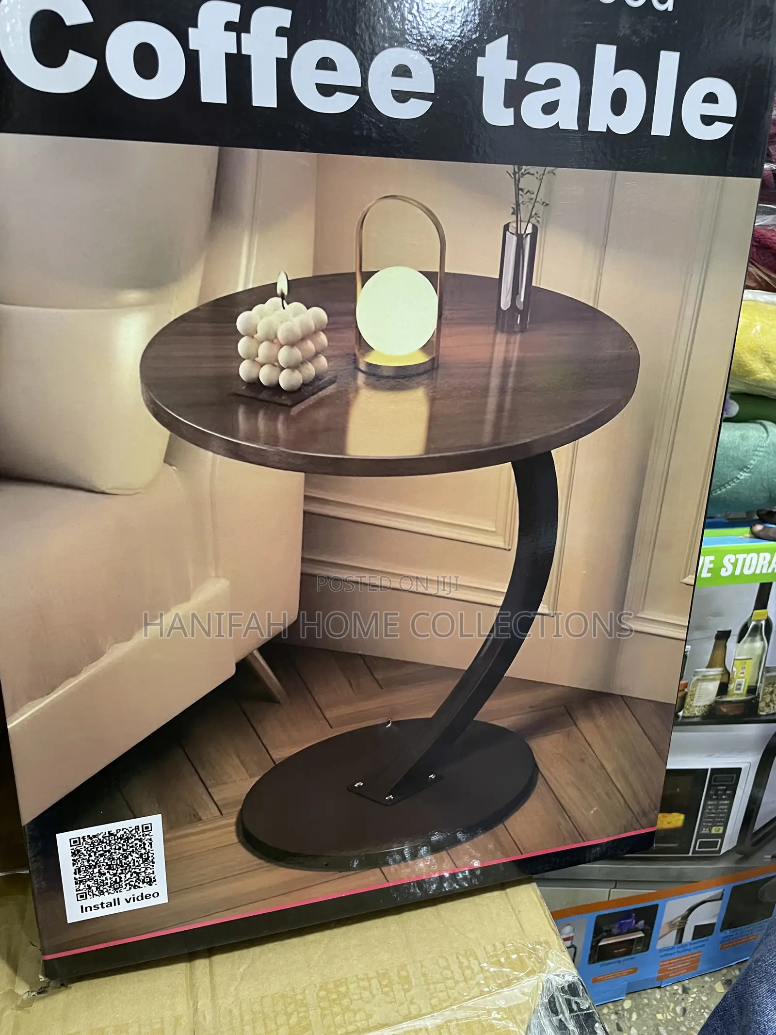 Modern Curved Side Table
