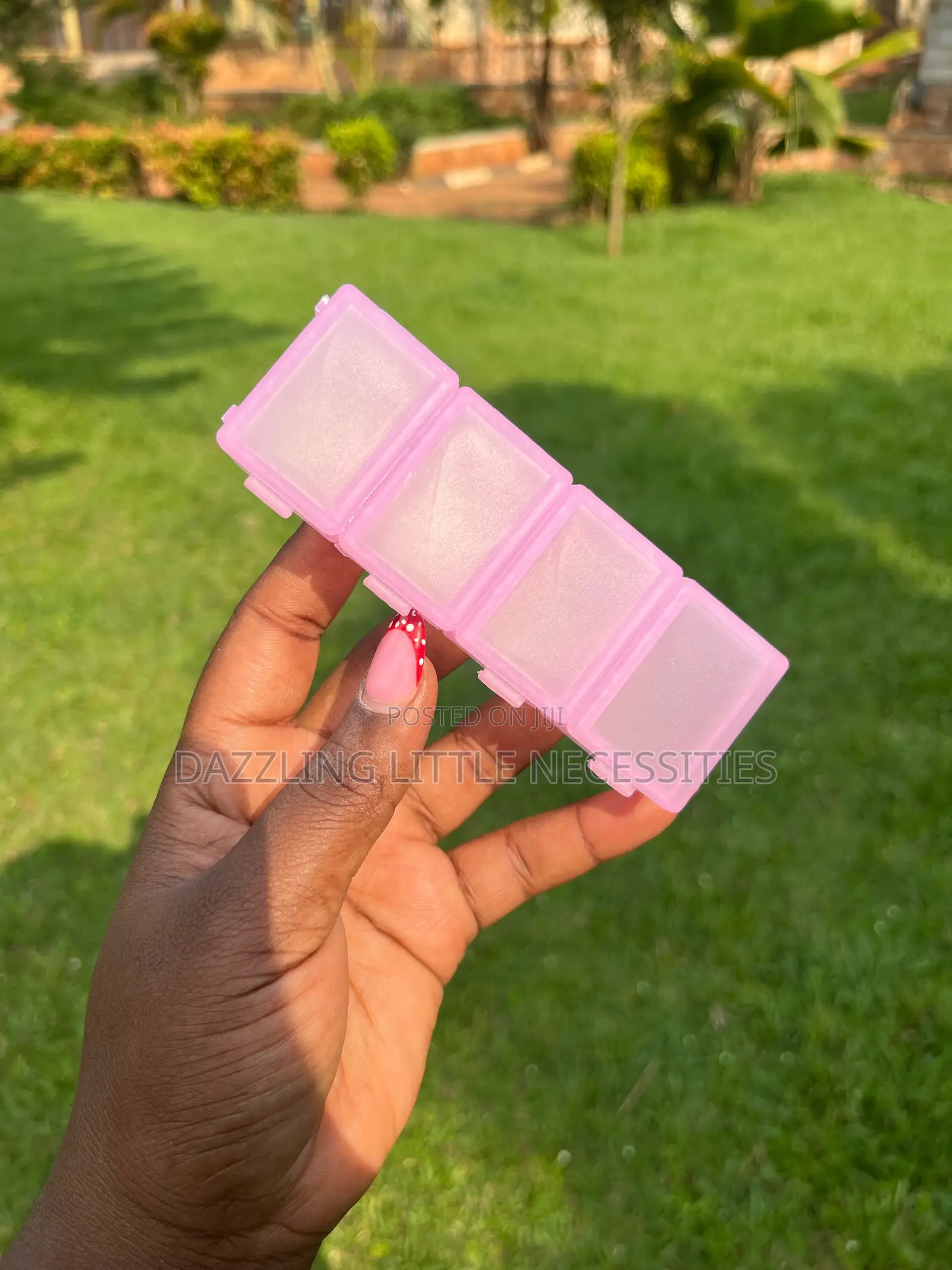 Quadro 4 in 1 Pill Case Organizer - Pink