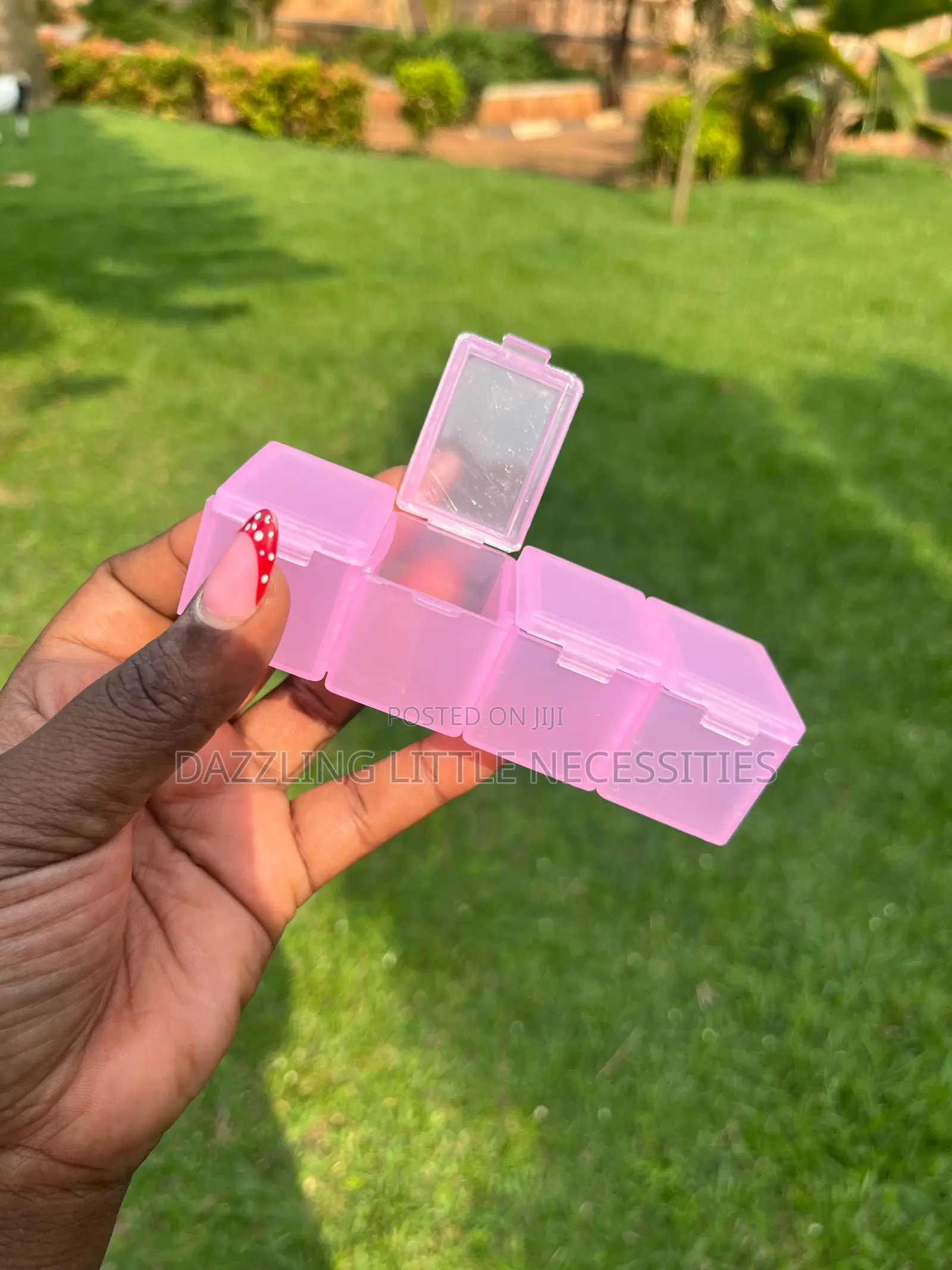 Quadro 4 in 1 Pill Case Organizer - Pink