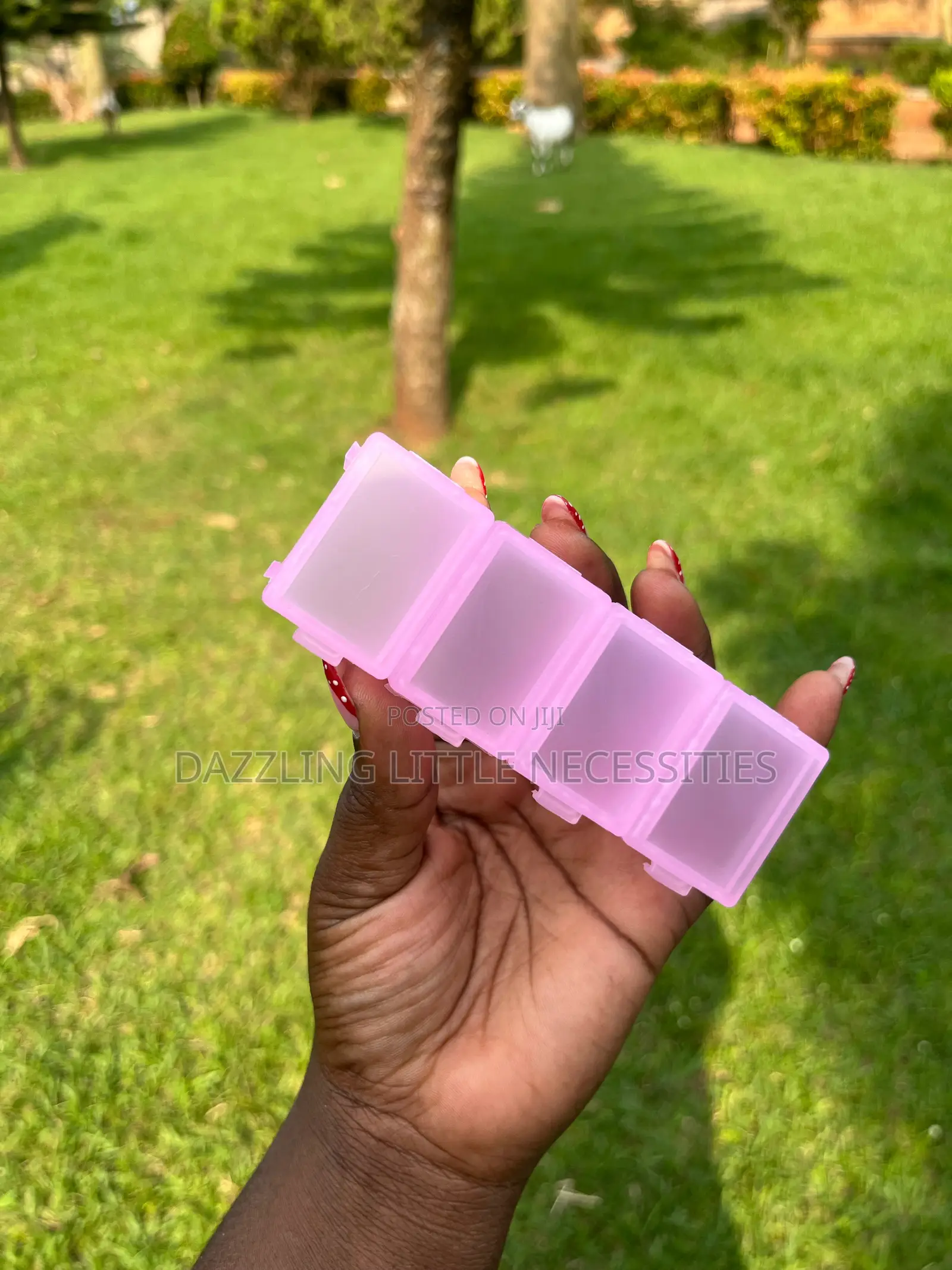 Quadro 4 in 1 Pill Case Organizer - Pink